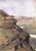 Landscape with Rocky Cliffs Edgar Degas
